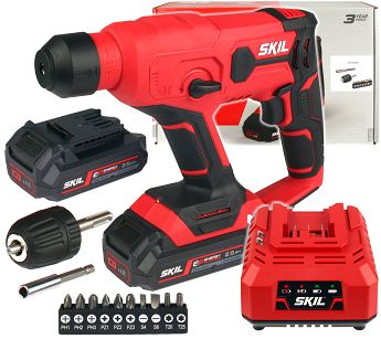 Młotowiertarka SDS-Plus 3810 SKIL 2x2,5Ah