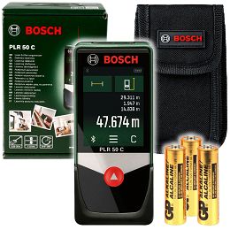 Dalmierz laserowy ADVANCEDDISTANCE PLR 50C BOSCH Bluetooth zasięg 50 metrów