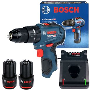 Wkrętarka udarowa GSB 12V-30 BOSCH 2x2,0Ah