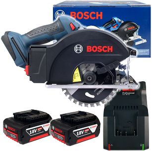 Pilarka do metalu GKM 18V-50 BOSCH 2x4,0Ah