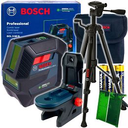 Laser krzyżowy GCL 2-50 G BOSCH + UCHWYT + STATYW BT 150