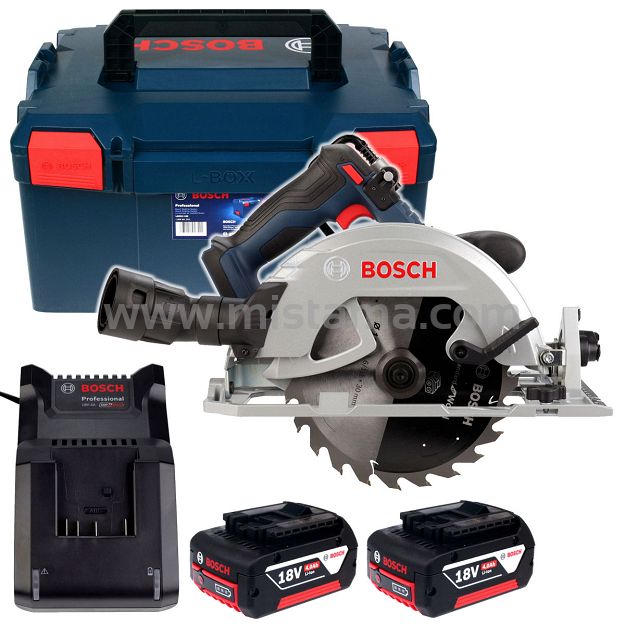 Pilarka tarczowa GKS 18V-68-2 BOSCH L-BOXX 2x4,0Ah