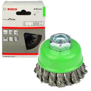 Szczotka druciana garnkowa 65mm BOSCH (gwint M14)