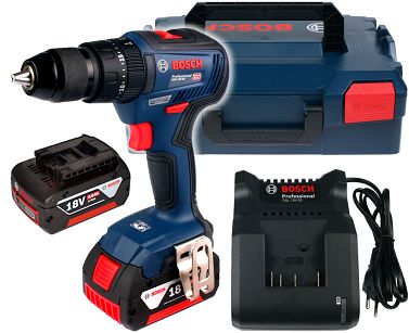 Wkrętarka z udarem GSB 18V-50 BOSCH 2x4,0Ah + L-BOXX