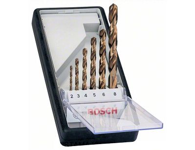 Zestaw 6 wierteł HSS-CO do metalu ROBUST Line BOSCH