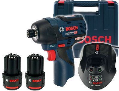 Zakrętarka udarowa GDR 12V-110 BOSCH 2x2,0Ah + walizka