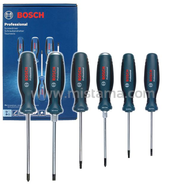 Zestaw 6 wkrętaków ręcznych śrubokrętów BOSCH