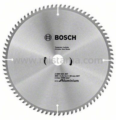 Tarcza pilarska 305/30mm Eco for Aluminium BOSCH (80 zębów)