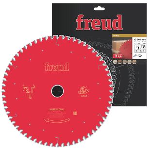 Tarcza piła widiowa 260/30 mm, 60 zębów FREUD do drewna, MDF