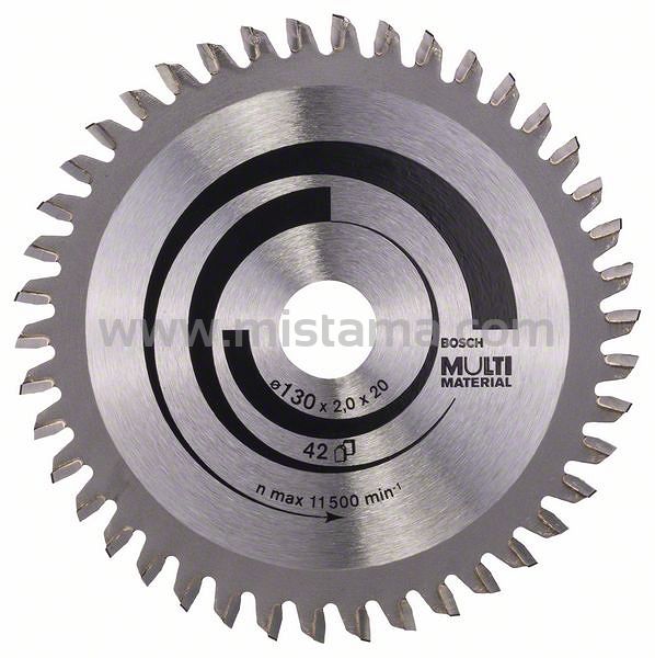 Tarcza pilarska 130/20mm MultiMaterial BOSCH (42 zęby)