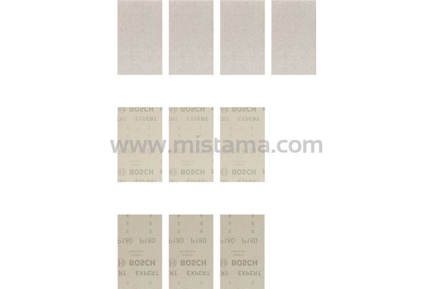 Zestaw 10 siatek ściernych na rzep 80x133 BOSCH EXPERT
