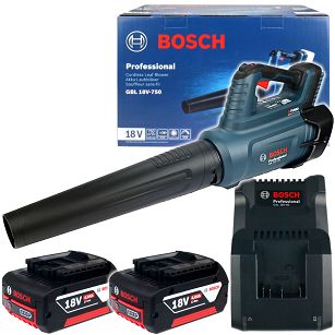 Dmuchawa akumulatorowa GBL 18V-750 BOSCH 2x4,0Ah