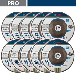 Zestaw 10 tarcz korundowych 125/2,5mm Expert For Metal BOSCH (do cięcia stali)
