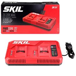 Ładowarka dwustanowiskowa 3132 PWRJUMP do akumulatorów 20V SKIL