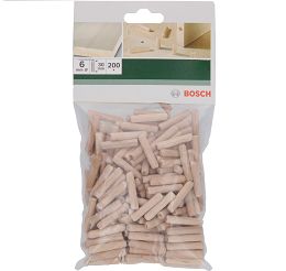 Kołki montażowe 6/30mm BOSCH (200 sztuk)