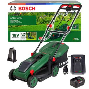Kosiarka akumulatorowa 34cm 18V ROTAK 18V-34 BOSCH 1x4,0Ah