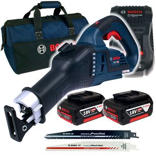 Piła szablasta GSA 18V-32 BOSCH 2x5,0Ah + torba