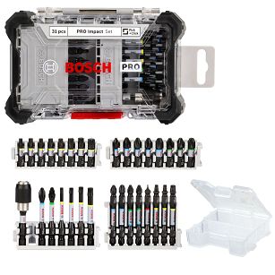Zestaw 31 bitów i końcówek Impact Control BOSCH PRO