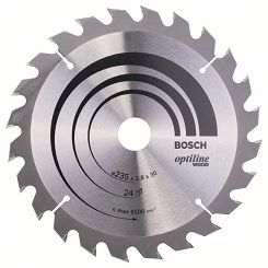 Tarcza pilarska 235/30mm Optiline Wood BOSCH (24 zęby)