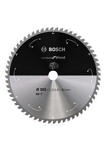 Tarcza pilarska 305/30mm Standard for Wood BOSCH (60 zębów) do pilarek aku