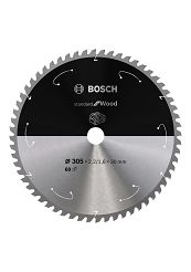 Tarcza pilarska 305/30mm Standard for Wood BOSCH (60 zębów) do pilarek aku