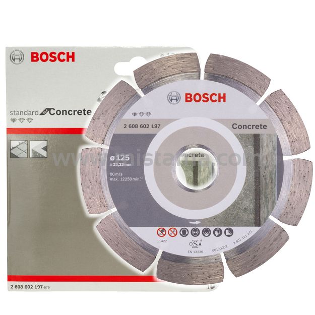 Tarcza diamentowa 125 mm BOSCH (bardzo twardy beton)