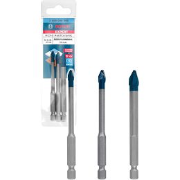Zestaw 3 wierteł do ceramiki i dachówki HEX-9 BOSCH EXPERT