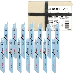 Zestaw 100 brzeszczotów do metalu S 922 BF BOSCH