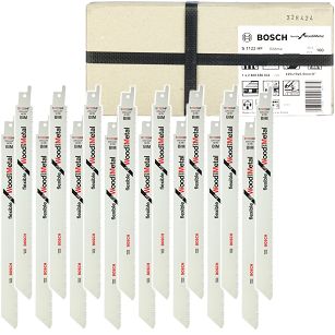 Zestaw 100 brzeszczotów do drewna i metalu S 1122 HF BOSCH