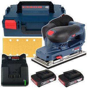 Szlifierka oscylacyjna GSS 18V-18 BOSCH 2x2,0Ah L-BOXX
