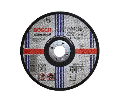 Tarcza korundowa 150/2,5mm BOSCH (do cięcia stali)