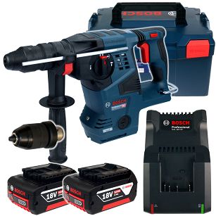 Akumulatorowy młot GBH 18V-28 CF BOSCH L-BOXX 2x5,0Ah