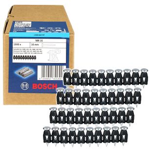 Gwoździe do stali 16mm NM-16 BOSCH 1000 sztuk do osadzaka GNB 18V-38