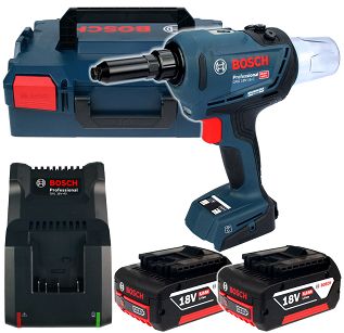 Nitownica akumulatorowa GRG 18V-16 C BOSCH L-BOXX 2x5,0Ah