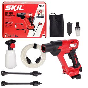 Akumulatorowa myjka ciśnieniowa 20V 0762 SKIL (korpus) + osprzęt