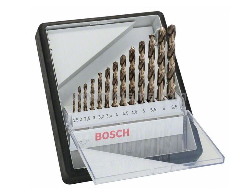 Zestaw 13 wierteł HSS-CO do metalu ROBUST Line BOSCH