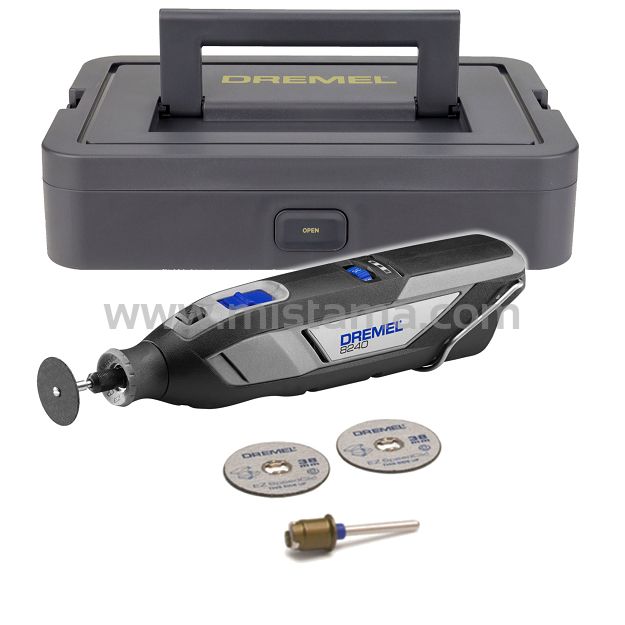 Szlifierka wysokoobrotowa 12V DREMEL 8240 (korpus) +  walizka