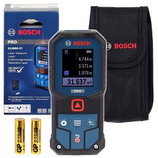 Dalmierz laserowy GLM 60-31 BOSCH zasięg 60 metrów