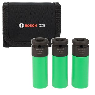 Zestaw 3 nasadek udarowych 17-21 mm 1/2" Pro Impact Socket deep Set BOSCH