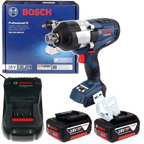 Klucz udarowy 1600 Nm GDS 18V-1600 HC BOSCH BITURBO 2x5,0Ah