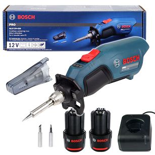Lutownica akumulatorowa 12V 350°C / 420°C GLK 12V-420 BOSCH 2x2,0Ah