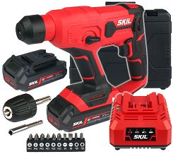 Młotowiertarka SDS-Plus 3810 SKIL 2x2,5Ah + walizka