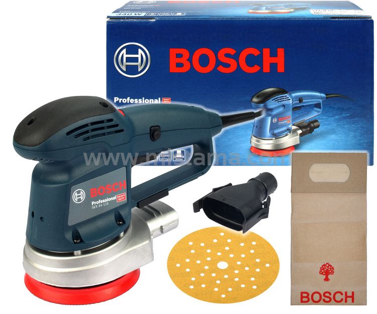 Szlifierka mimośrodowa 340W GEX 34-125 BOSCH