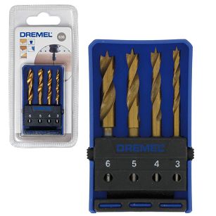 Zestaw 4 wierteł tytanowych do drewna 636 DREMEL