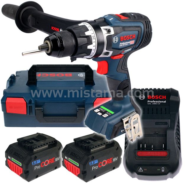 Wkrętarka GSR 18V-150 C BOSCH 2x8,0Ah L-BOXX
