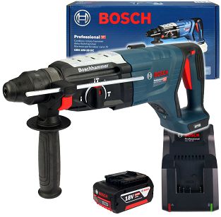 Akumulatorowy młot GBH 18V-28 DC BOSCH 2x4,0Ah