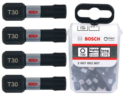 Zestaw 25 bitów TORX 30 Impact Control BOSCH