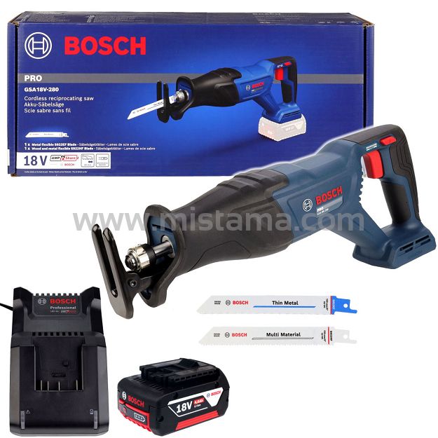 Piła szablasta GSA 18V-280 BOSCH 1x4,0Ah