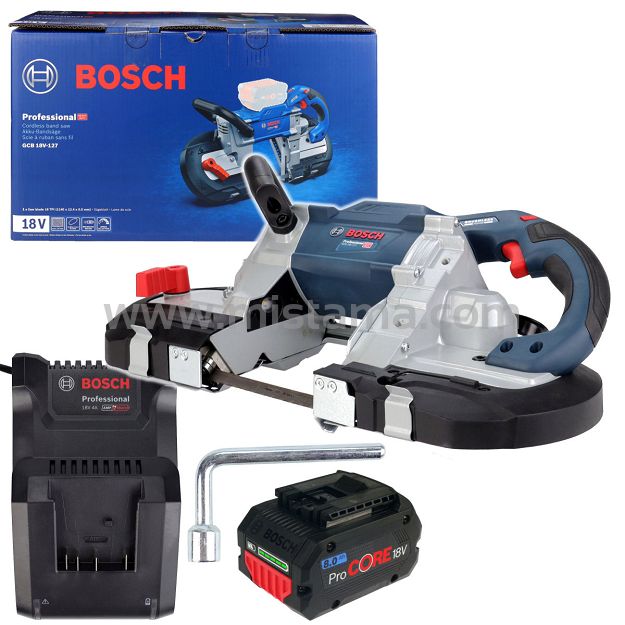 Pilarka taśmowa akumulatorowa GCB 18V-127 BOSCH 1x8,0Ah