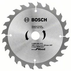 Tarcza pilarska 160/20mm Eco for Wood BOSCH (24 zęby)